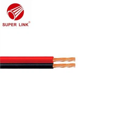 Rød svart høyttalerkabel