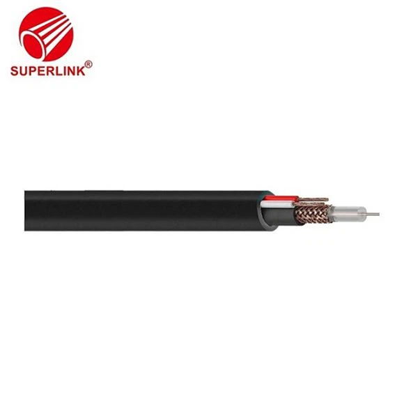 Koaksialkabel KBK med strømkabel 2*0,5 for utendørs